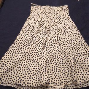 J crew strapless dress